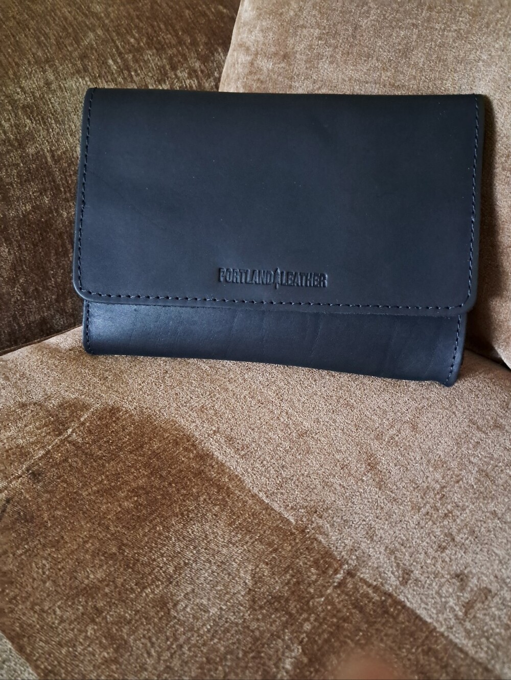 Portland Leather NWT Black Leather Belt Bag.